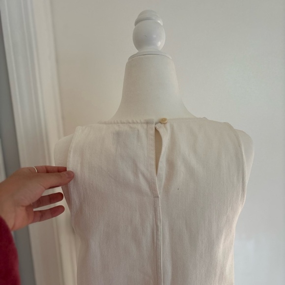 JCREW Elegant White Sleeveless Dress - Picture 4 of 5